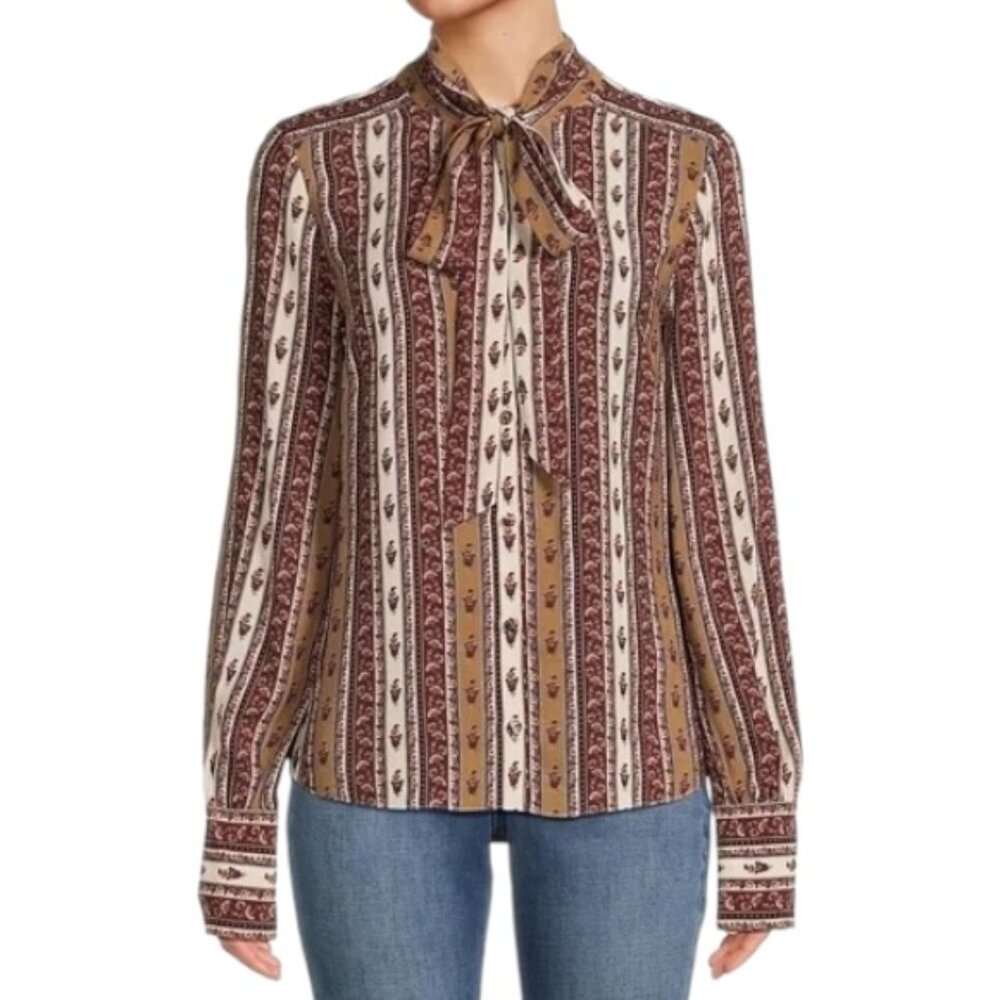 Veronica Beard Striped Patterned Women's Top